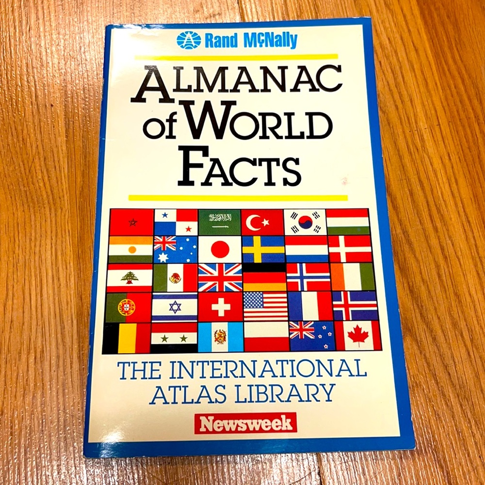 Vintage 1993 Almanac of World Facts